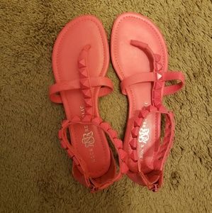 HOT Pink Thong Sandals